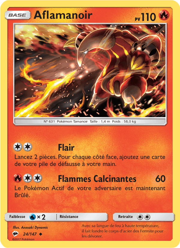 Aflamanoir, carta 24 di Ombres Ardentes