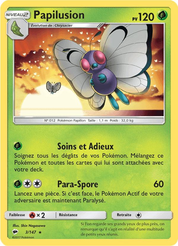 Ombres Ardentes の 3 番、Papilusion