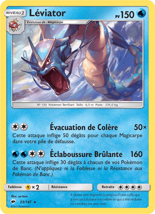 Léviator, carta 33 di Ombres Ardentes