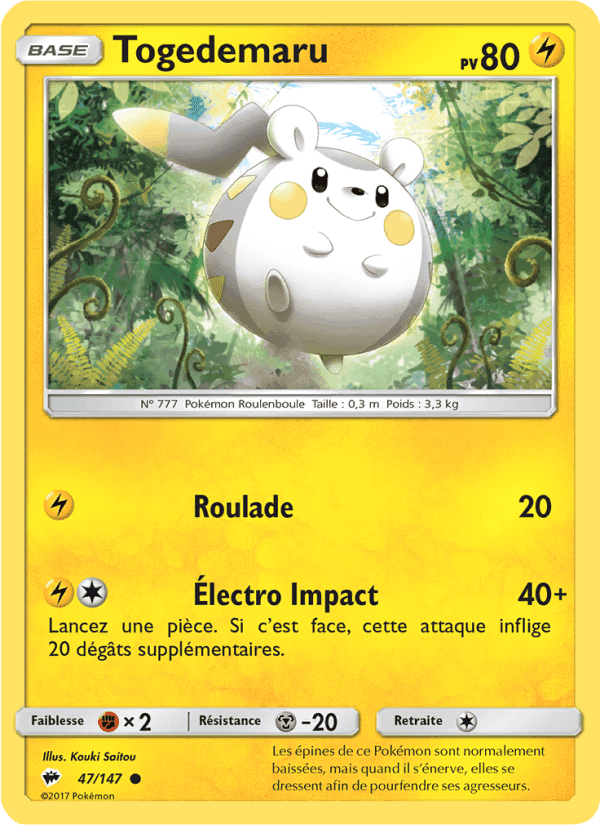 Ombres Ardentes の 47 番、Togedemaru