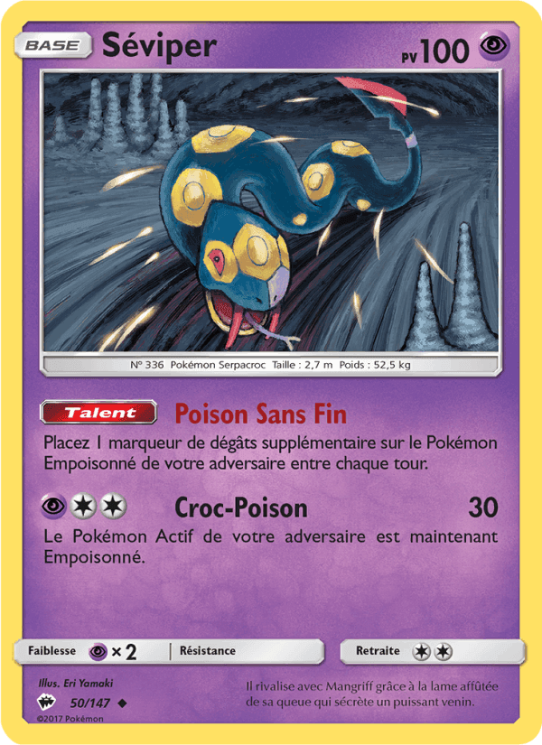 Séviper, carta 50 di Ombres Ardentes
