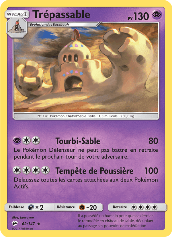 Trépassable, carta 62 di Ombres Ardentes