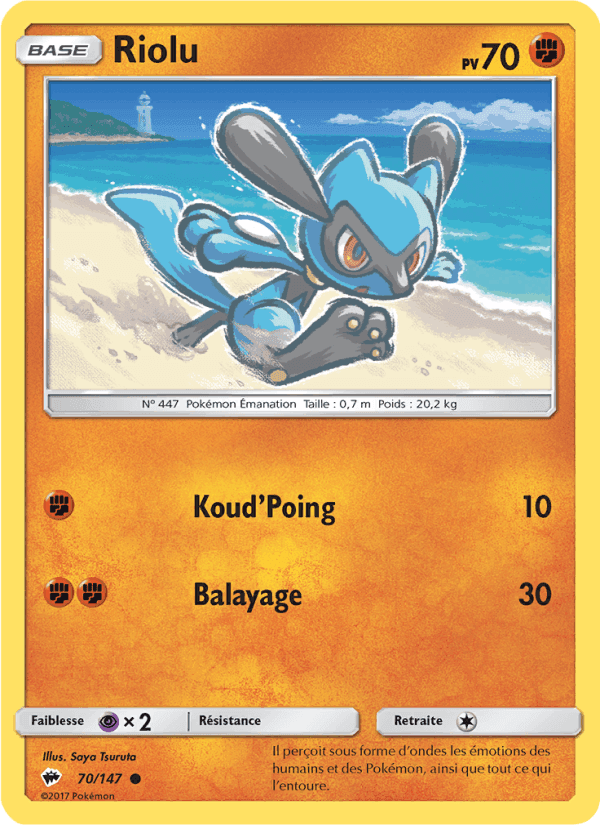 Riolu, card 70 from Ombres Ardentes