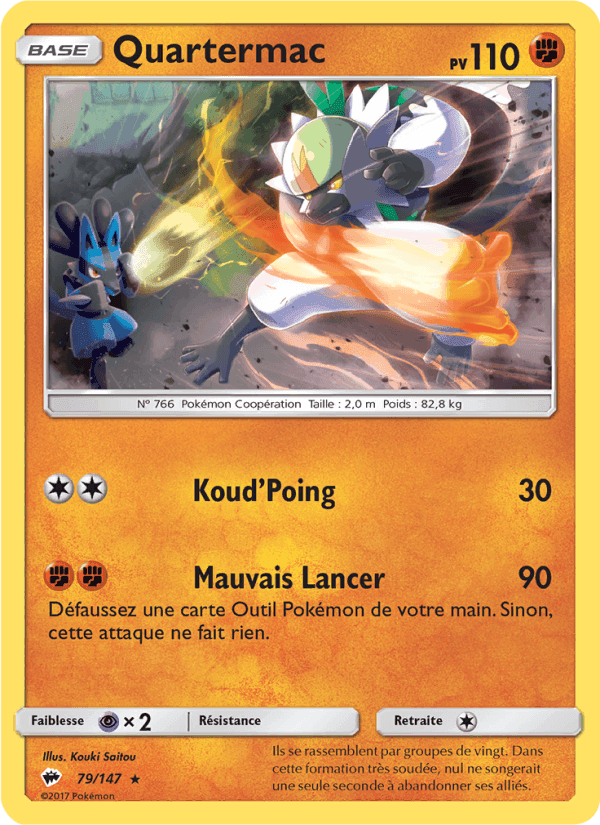 Quartermac, card 79 from Ombres Ardentes