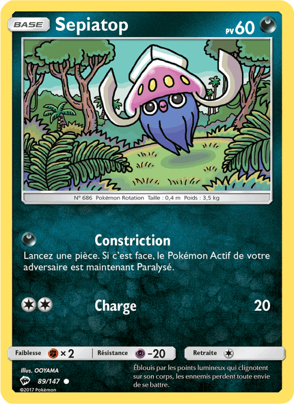 Sepiatop, carte 89 de Ombres Ardentes