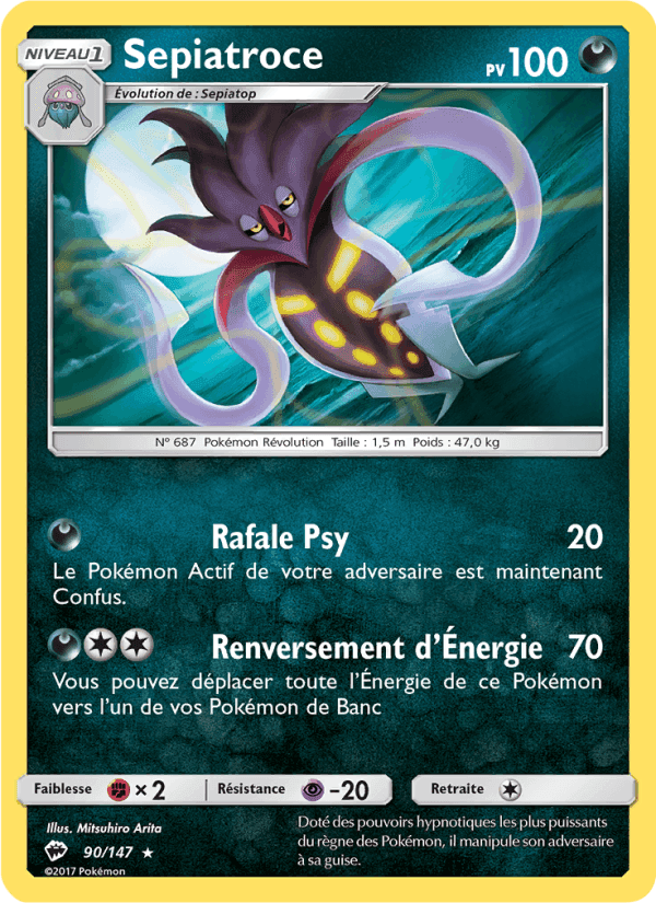 Sepiatroce, card 90 from Ombres Ardentes