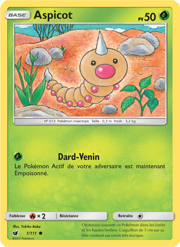 Aspicot, carte 1 de Invasion Carmin