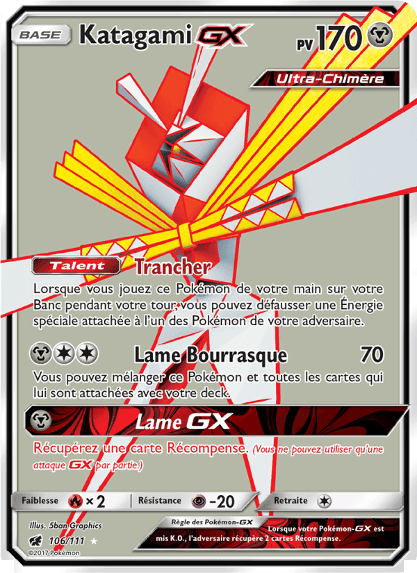Katagami GX, card 106 from Invasion Carmin