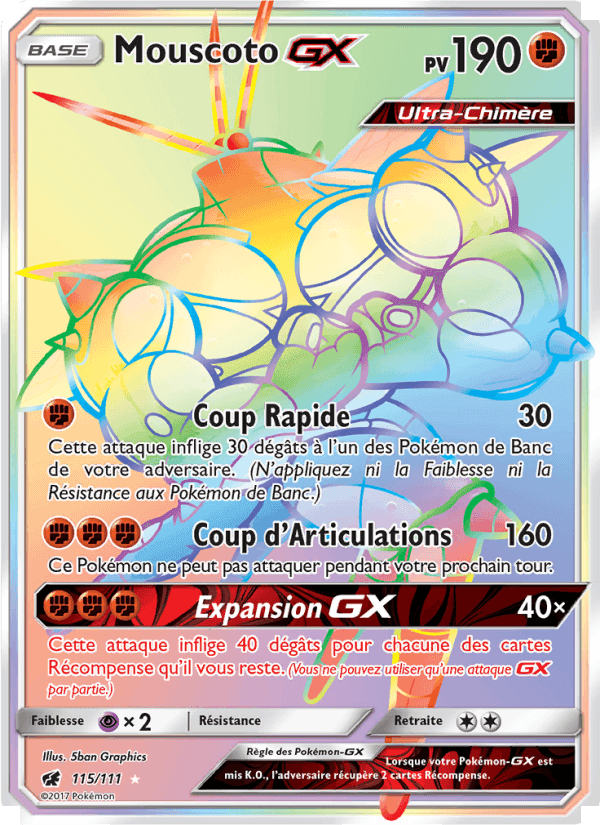 Mouscoto GX, carte 115 de Invasion Carmin