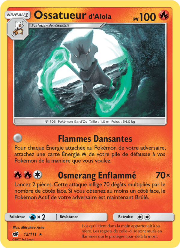 Ossatueur d’Alola, carte 12 de Invasion Carmin