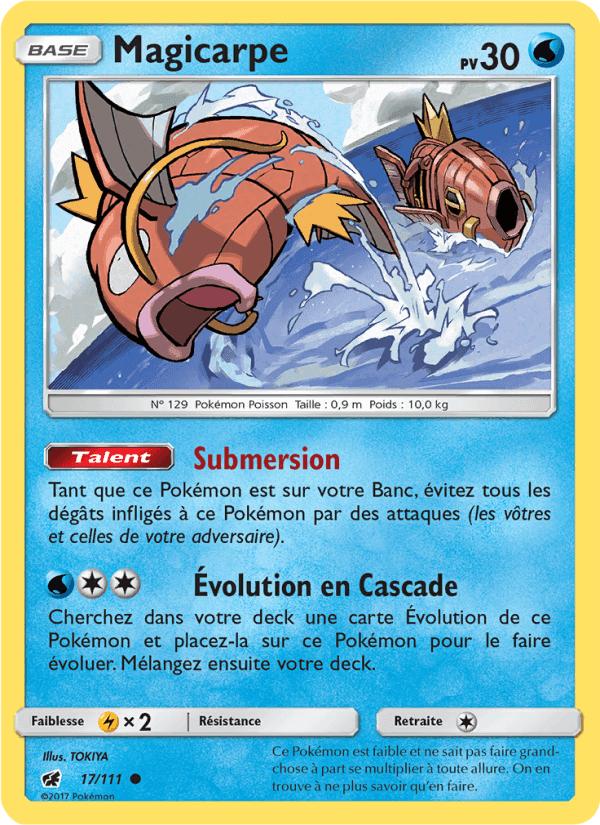 Magicarpe, carte 17 de Invasion Carmin