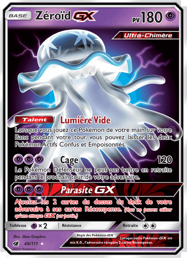 Zéroïd GX, carte 49 de Invasion Carmin