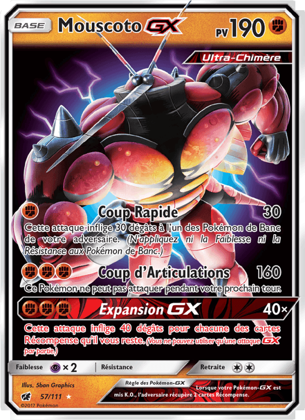 Mouscoto GX, carte 57 de Invasion Carmin