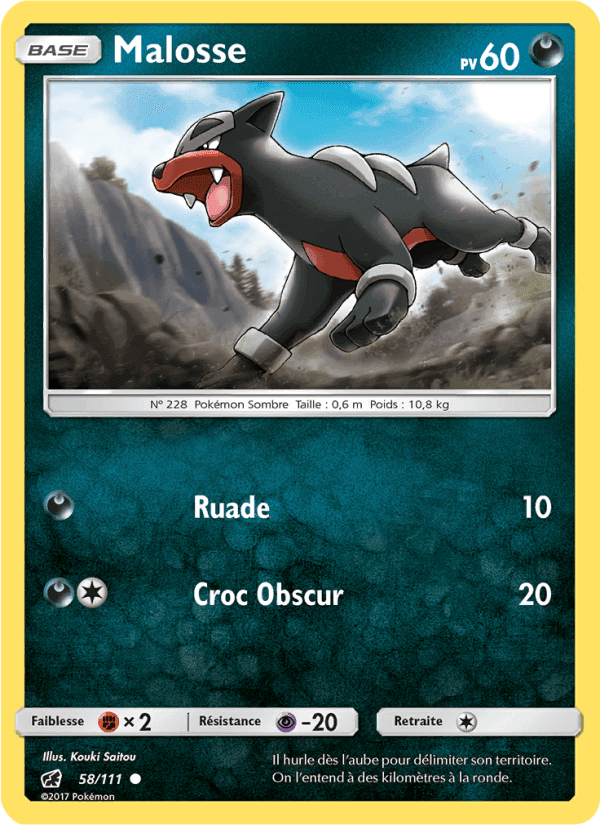 Malosse, carta 58 de Invasion Carmin