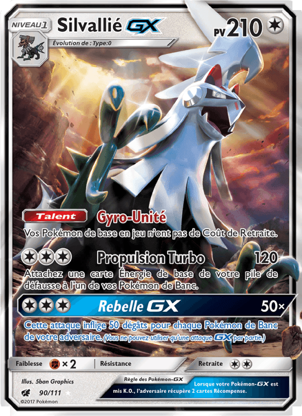 Silvallié GX, card 90 from Invasion Carmin