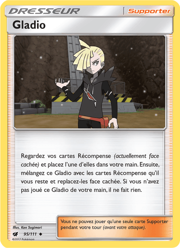 Gladio, carte 95 de Invasion Carmin