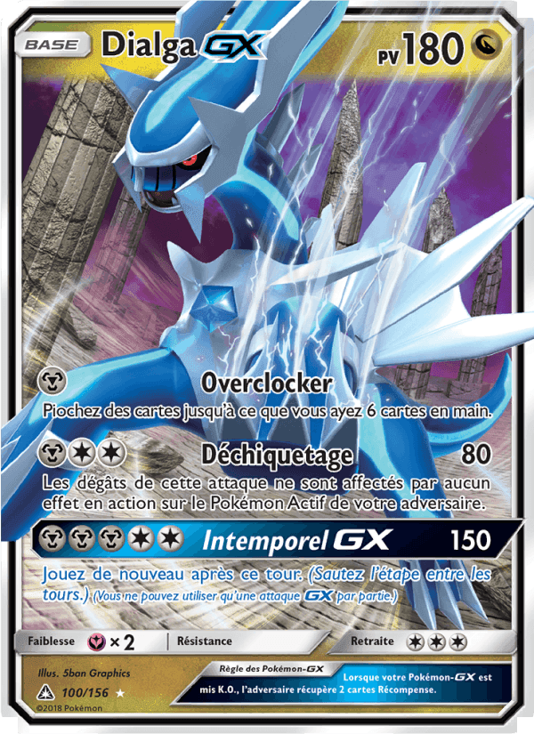 Dialga GX, card 100 from Ultra-Prisme