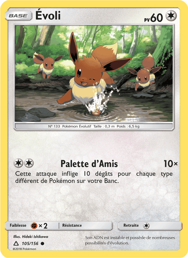 Évoli, card 105 from Ultra-Prisme