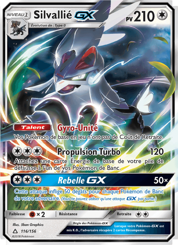 Silvallié GX, carte 116 de Ultra-Prisme