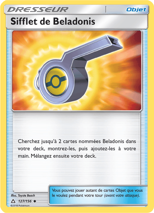 Sifflet de Beladonis, carte 127 de Ultra-Prisme