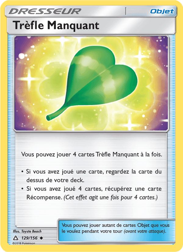 Trèfle Manquant, card 129 from Ultra-Prisme