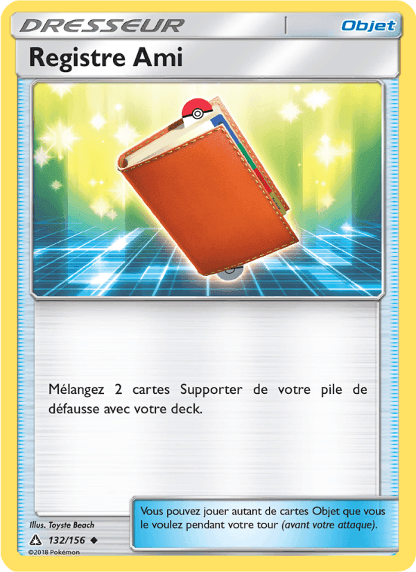Registre Ami, carte 132 de Ultra-Prisme