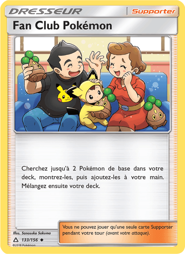 Fan Club Pokémon, card 133 from Ultra-Prisme