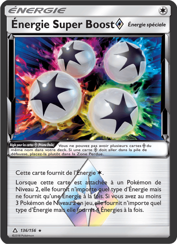 Énergie Super Boost ◇, carta 136 di Ultra-Prisme
