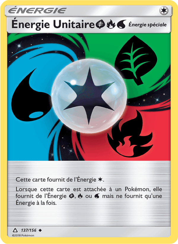 Énergie Unitaire GrassFireWater, carte 137 de Ultra-Prisme
