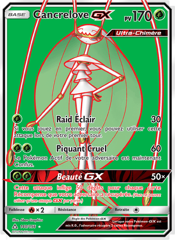 Cancrelove GX, carte 140 de Ultra-Prisme
