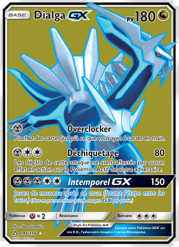 Dialga GX, carte 146 de Ultra-Prisme