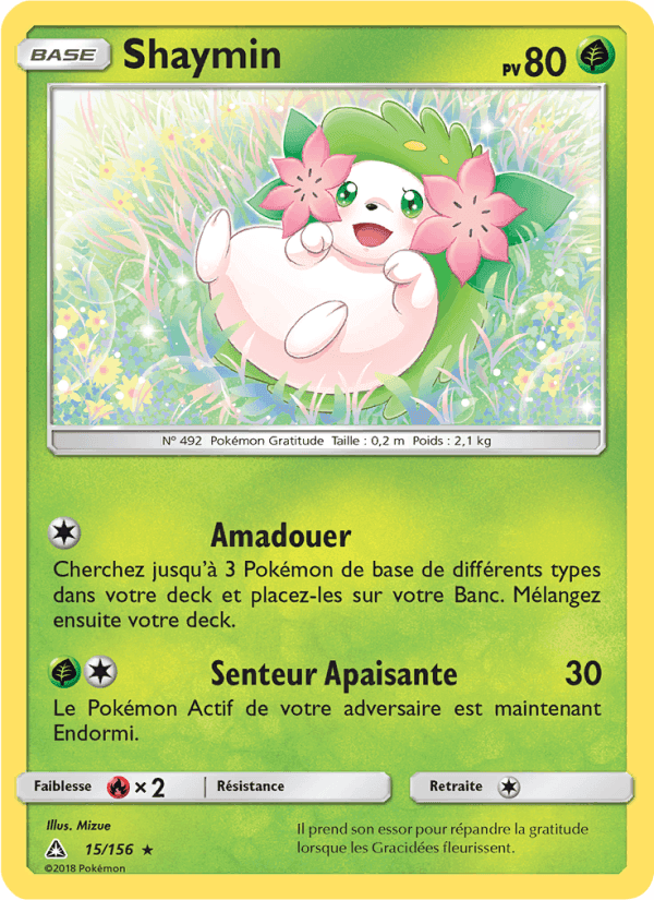 Shaymin, carte 15 de Ultra-Prisme