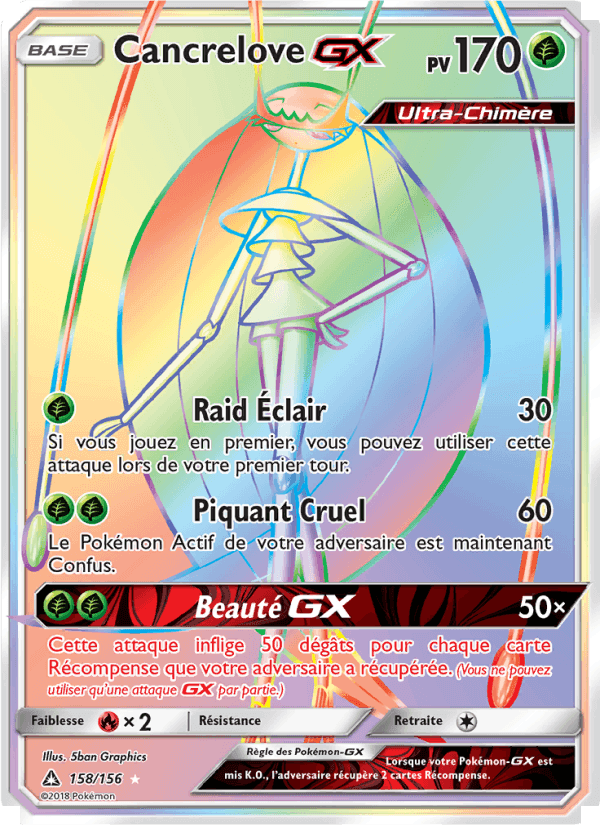 Cancrelove GX, carte 158 de Ultra-Prisme
