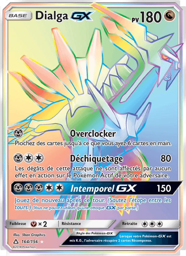 Dialga GX, carte 164 de Ultra-Prisme