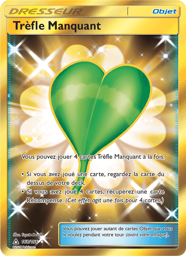 Trèfle Manquant, carte 168 de Ultra-Prisme