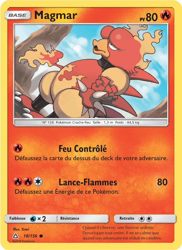 Magmar, carte 18 de Ultra-Prisme