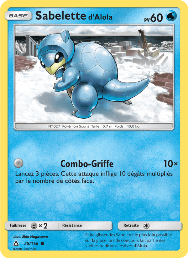 Sabelette d’Alola, carta 28 de Ultra-Prisme