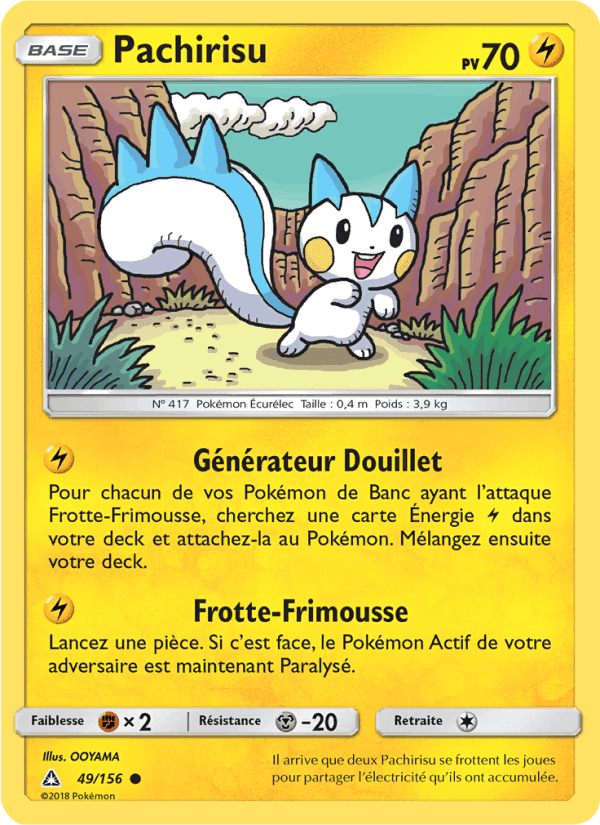 Pachirisu, carte 49 de Ultra-Prisme