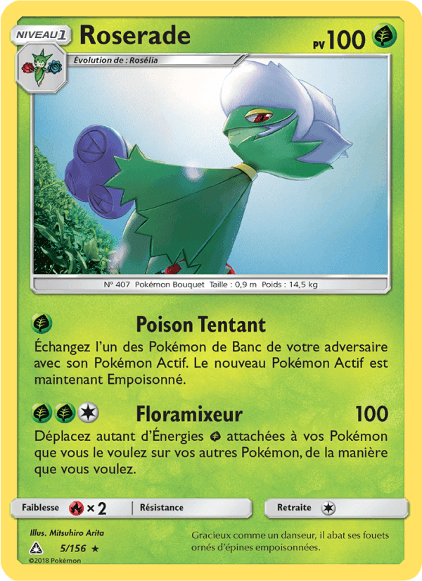 Roserade, carte 5 de Ultra-Prisme