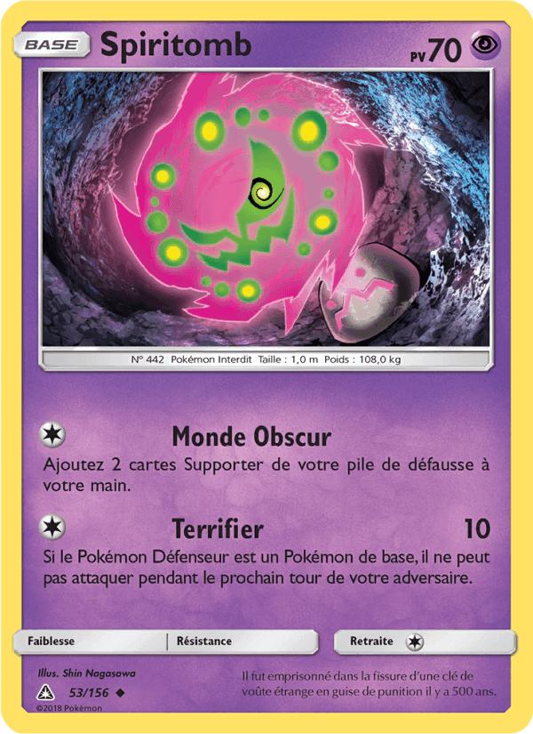 Spiritomb, carta 53 di Ultra-Prisme