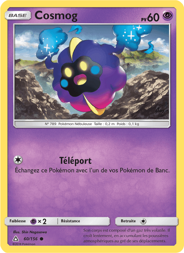 Cosmog, carte 60 de Ultra-Prisme