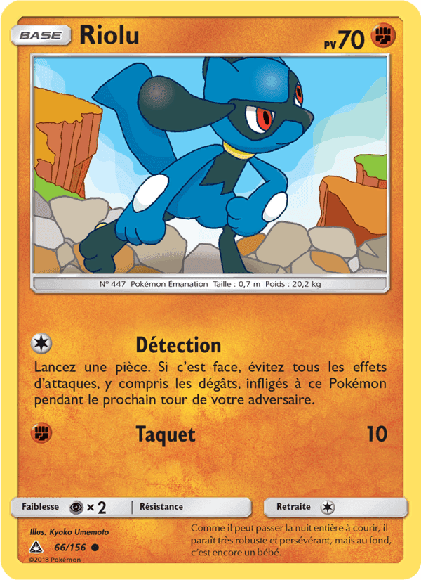 Riolu, card 66 from Ultra-Prisme