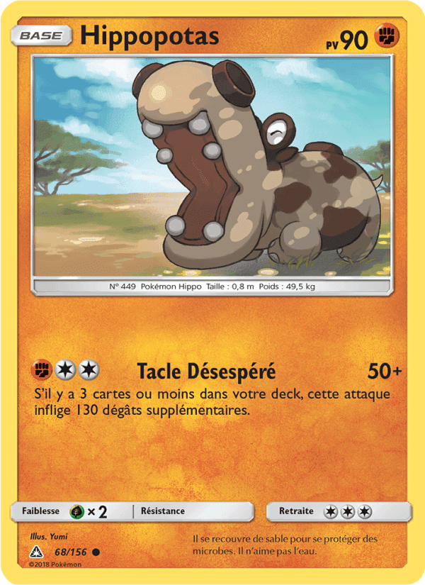 Hippopotas, card 68 from Ultra-Prisme