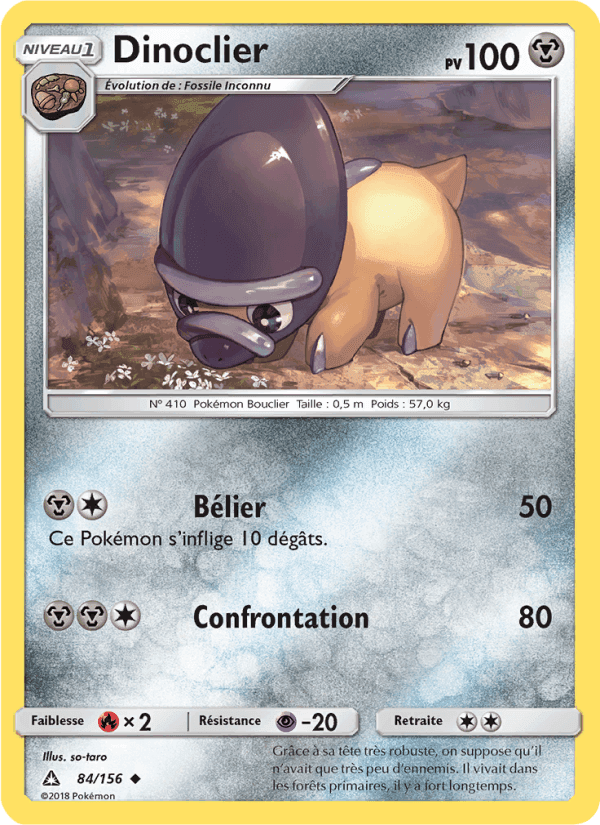 Dinoclier, carte 84 de Ultra-Prisme