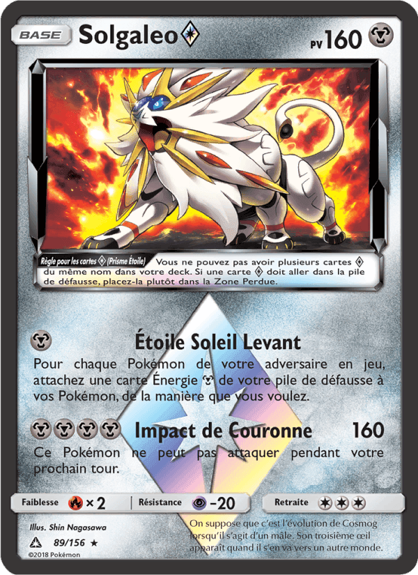 Solgaleo ◇, carte 89 de Ultra-Prisme