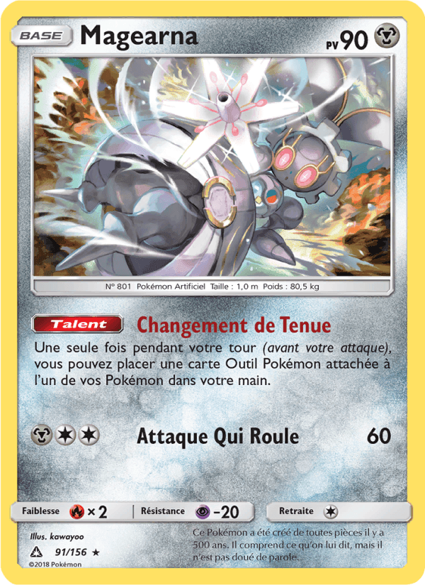 Magearna, card 91 from Ultra-Prisme