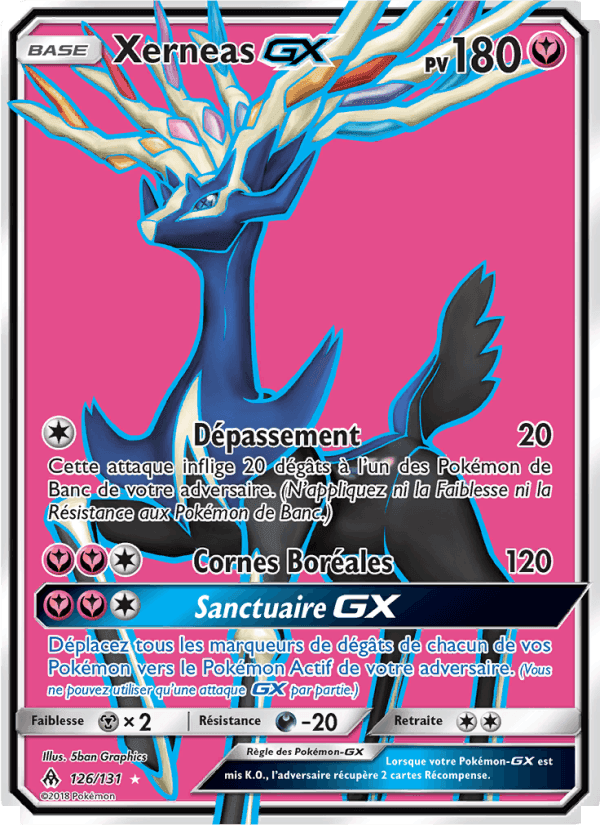 Xerneas GX, card 126 from Lumière Interdite