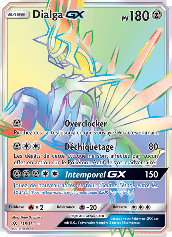 Dialga GX, carta 138 di Lumière Interdite