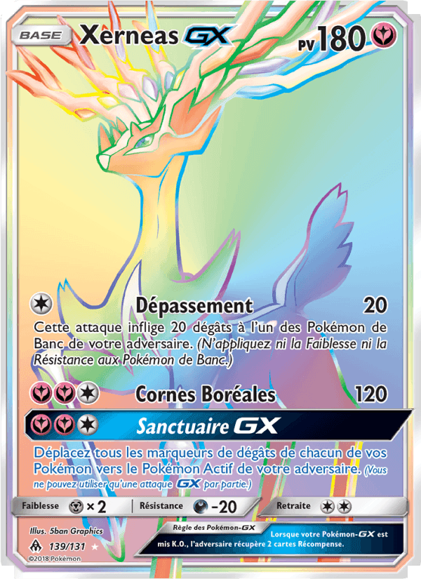Xerneas GX, carte 139 de Lumière Interdite