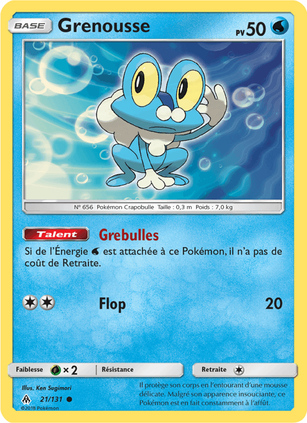 Grenousse, card 21 from Lumière Interdite